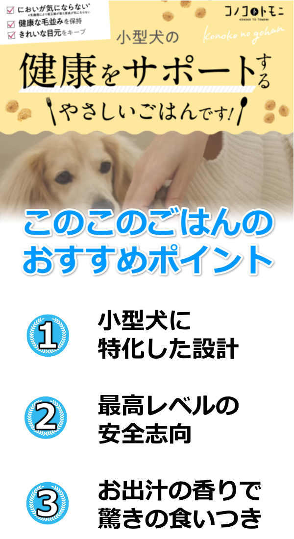 このこのごはんおすすめ